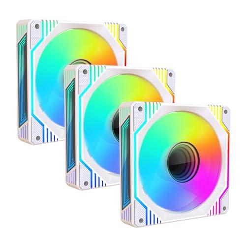 PANO-MOUNTS PCファン120mm ARGBマザーボード同期 5V 3Pin ARGB/4...