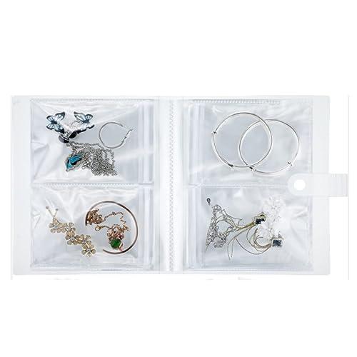 ジュエリフォトアルバム pvc アクセサリー 袋 ジップ パッキング ビニール 変色防止 クリア ミ...