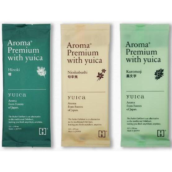 3枚 アロマおしぼり AROMA Premium with yuica アロマプレミアム 3種*1セ...