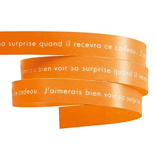 カーリングリボン シャープ オレンジ 10mm幅*30m巻 SRP-R9