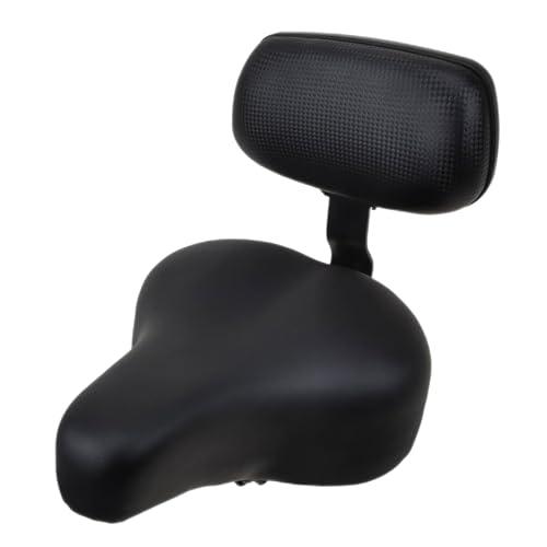 P Prettyia 電動自転車サドル 背もたれ付き 耐久性のある 快適な自転車シート 衝撃吸収 取...