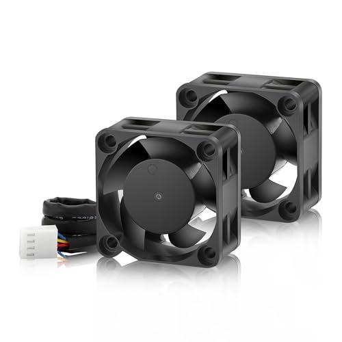 GDSTIME 2PCS 40mm x 20mm 12VDC、PC ケースファン、4ピンPWM、コン...
