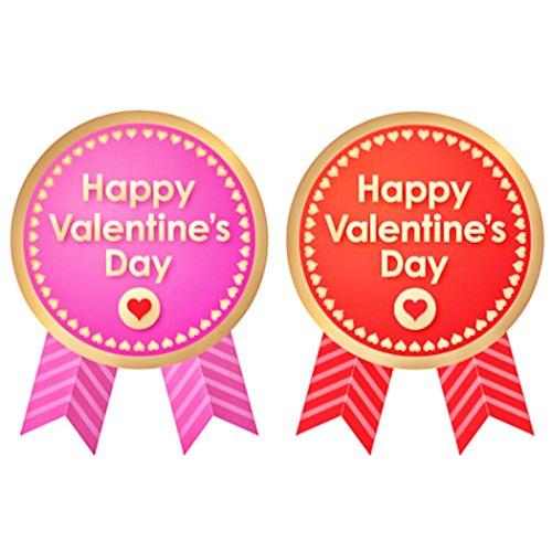 Ｃｒｅｖｅ Ｃｅｌｌ バレンタイン ギフトシール ギフトステッカー ラッピングラベル 光沢 防水 業...