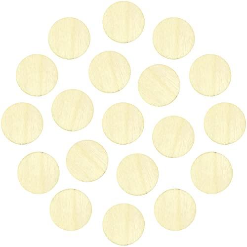Pstyle. 木材チップ スライス 円形 板 手作り PST-126 (20x20mm 200個セ...