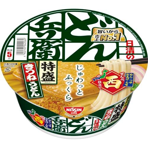 どん兵衛 特盛きつねうどん (西) 日清食品 カップ麺 130g*12個