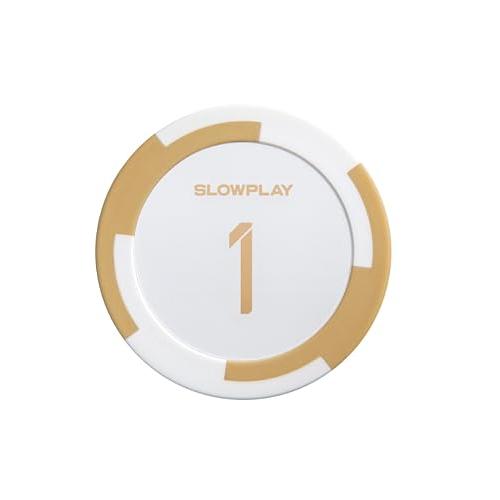 SLOWPLAY Godel クレイポーカーチップ 14g・40mm 1ドルチップ50枚セット