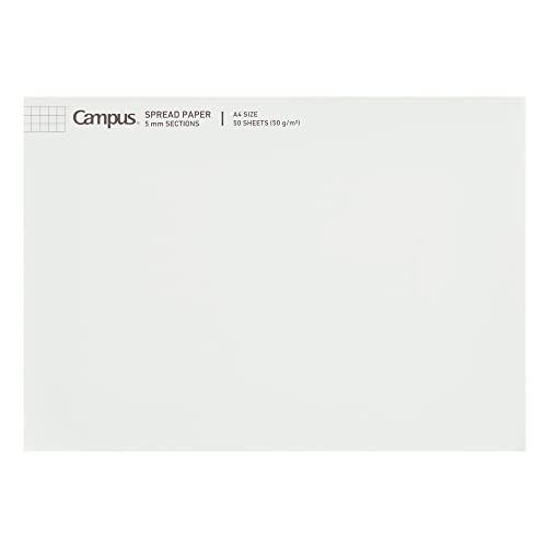 コクヨ(KOKUYO) レポート用紙 A4 キャンパス スプレッドペーパー 50枚 5mm方眼罫 レ...