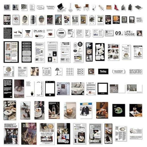 シール ステッカー フレークシール素材 手帳シール 花 植物 コラージュ シール スクラップブック ...