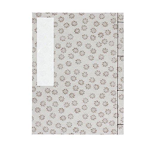 谷口松雄堂 芳名帳 紙表紙 7行罫 茶