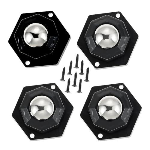 ボール車輪 キャスター 4個セット 貼るキャスター 耐荷重約80KG スムーズに360度回転 SUR...