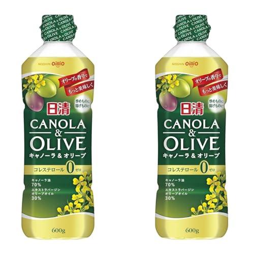 日清オイリオ キャノーラ&amp;オリーブ ペット(キャノーラ油とエキストラバージン オリーブオイルのブレン...