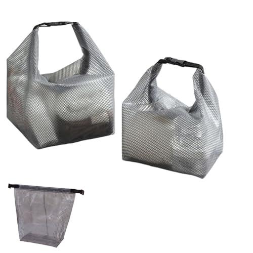 [YIBOOOM] プールバッグ 大人 ビーチバッグ 2枚入 防水 スイミングバッグ 透明 大容量 ...