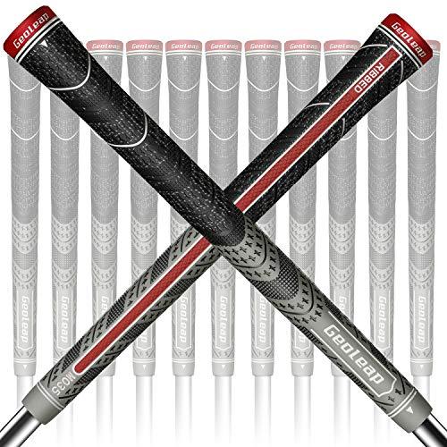 Geoleap ACE-R ゴルフグリップ 13本セット バックリブ改良されたコントロール、マルチコ...