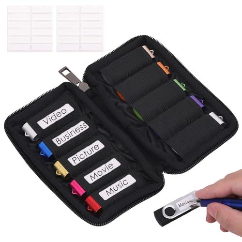 vellgo USBフラッシュドライブケース ソフト素材 サムドライブホルダーケース USBドライブ...