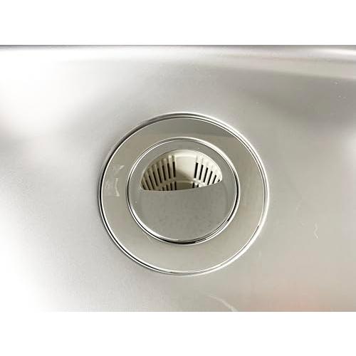 抗菌 排水口カバー (小) 直径 8cm (78mm) 金属 プレート ふた KEEP FINE ぬ...