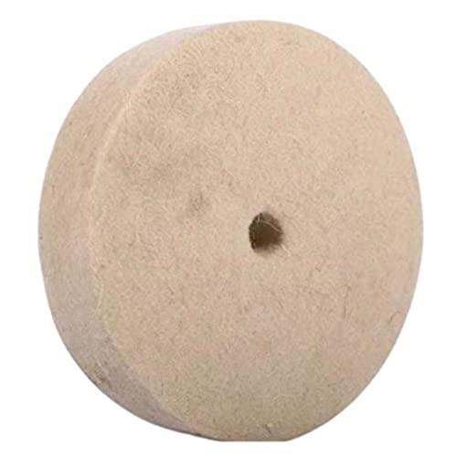 TEXST 両頭グラインダー用 羊毛 フェルトバフ   150*20 12.7mm軸用   (ベンチ...