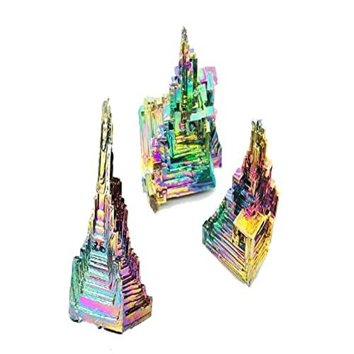 S.fields.inc ビスマス 人工結晶 鉱石 3個セット 金属 鉱物 標本 研究 パワーストー...