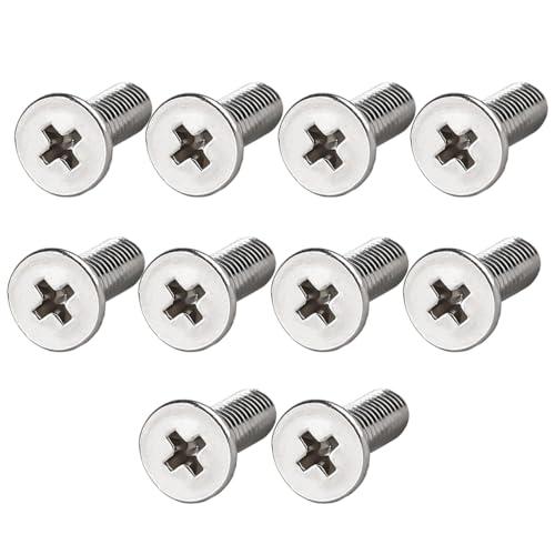 LOYELEY 十字穴皿小ねじ 10個入り 平ネジ モニタースタンド TV モニタのネジ ステンレス...