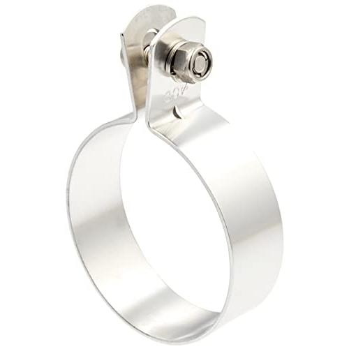 キジマ(Kijima) バイクパーツ マフラーバンド 80mm 汎用 アルミ/シルバー 209-28...