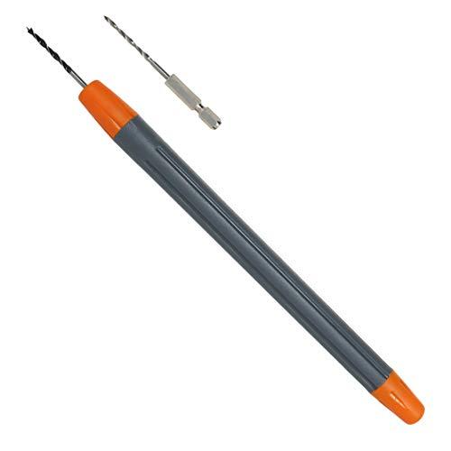 角利(KAKURI) ドリル錐 ストレート刃 &amp; テーパー刃 最大穴径3.0mm 収納式 ハイス鋼ド...