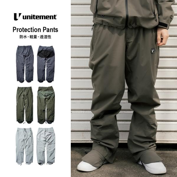 ゴルフウェア メンズ ゴルフ ウェア レインウェア パンツ ウインドブレーカー レインパンツ uni...