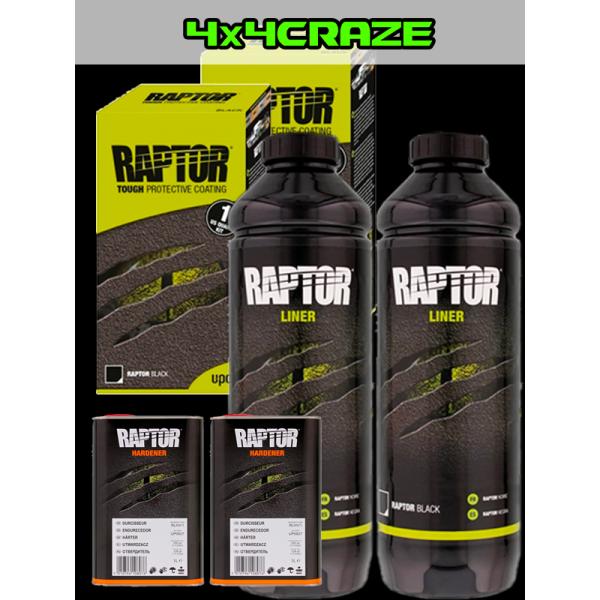 (即納)ラプターライナー 2L ブラック U-POL RAPTOR LINER 正規品