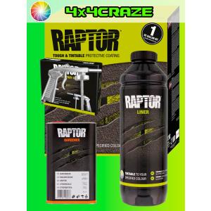 即納)ラプターライナー ガン付き 2L ブラック U-POL RAPTOR LINER 正規