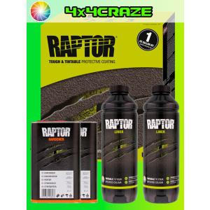 ラプターライナーブラック4本セット 即納)ラプターライナー 2L ブラック U-POL RAPTOR LINER 正規品