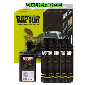 即納)ラプターライナー 4L ブラック U-POL RAPTOR LINER 正規品