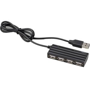 Digio2 USBハブ4ポート バスパワー 80cmケーブル ブラック UH-2324BKの商品画像