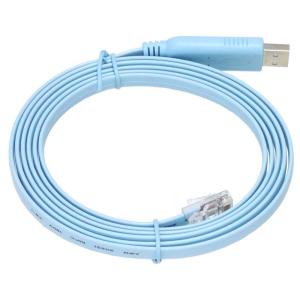 KAUMO CONSOLE (RJ45) USB変換 コンソールケーブル (ブルー 1.8m FTDIチップ)の商品画像