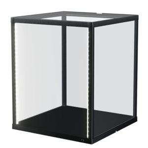 アクリルショーケース　黒仕様 ホビーベース プレミアムパーツコレクション デスクトップショーケース