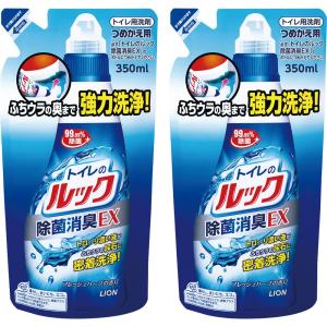 【まとめ買い】トイレのルック 除菌消臭EX 詰め替え 350ml×2個パック