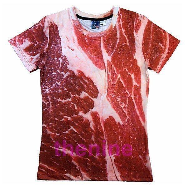 筋肉tシャツTシャツ半袖メンズレディース面白いTシャツ3Dカルビプリントプリントtシャツ創意設計個性...