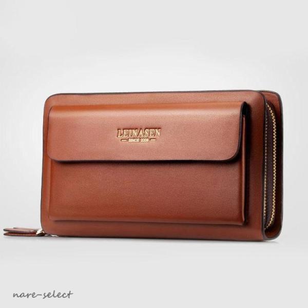 セカンドバッグ　メンズPU 財布　クラッチバッグ メンズ バッグ 鞄おしゃれ長財布 さいふ　レザー　...