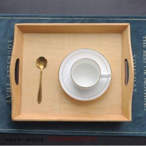 天然木製 羽反 長角膳 木製トレイ お盆トレイ...の詳細画像4