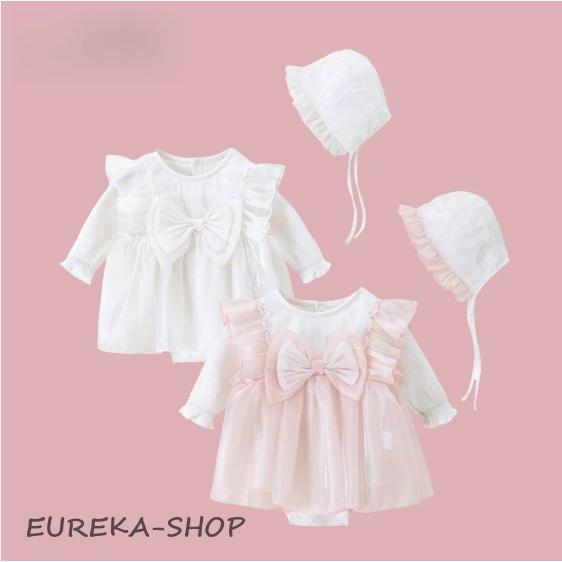 ベビー セレモニードレス 女の子  ベビードレス  ロンパース 新生児 春秋 新生児 お宮参り 女の...