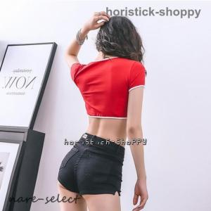 ホットパンツ レディース デニム ショートパン...の詳細画像2