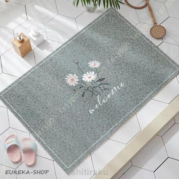 北欧 玄関マット 泥落としマット 洗える 屋外 屋内 ドアマット ラグマット 滑り止め 大判 エント...