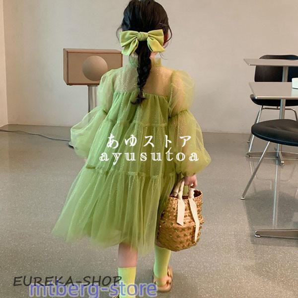 子供服 ワンピース キッズ 春夏 女の子 レースワンピース 韓国子供服 ベビー服 子供ドレス 結婚式...
