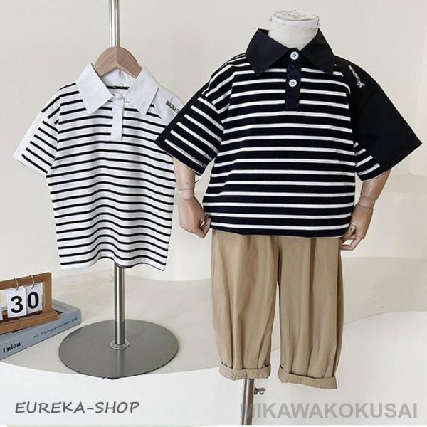 キッズ　　シャツ　子供Tシャツ　男の子  春夏　半袖　シャツ　トップス　インナー　カジュアル　吸汗　...