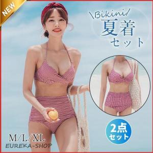 水着 レディース ビキニ 水着セット チェック柄...の商品画像