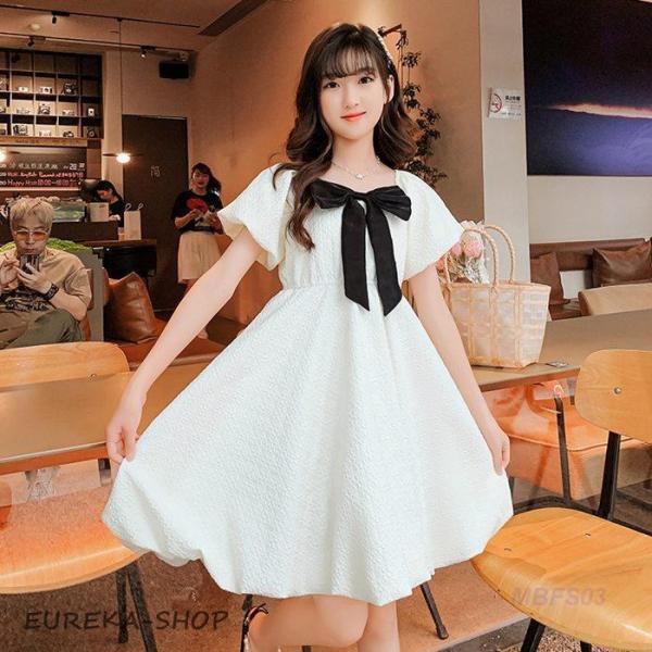 ワンピース キッズ 子供服 女の子 春 夏 レースワンピース 長袖 子供ドレス dress リボン ...