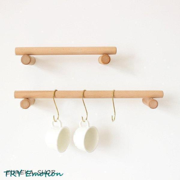 タオル掛け フック付き 洗面所 おしゃれ 木製 タオルハンガー ヴィンテージ タオル掛け トイレ収納...