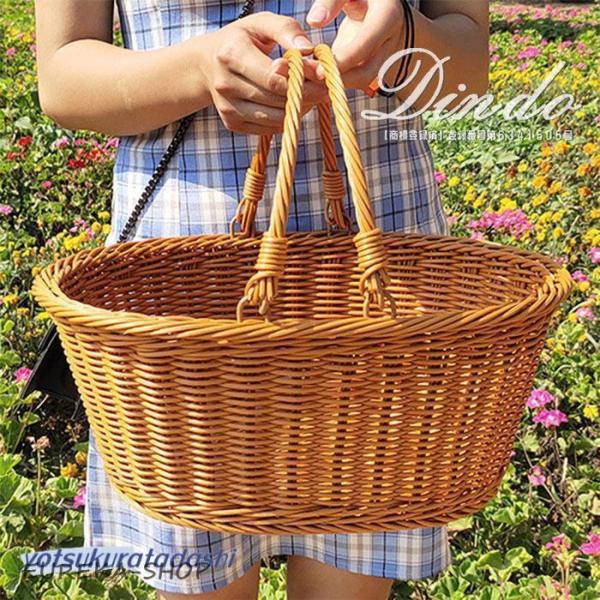 オーバルバスケット レクタングル 籐かご 盛り付け 小物入れ 収納 家庭用 収納ボックス 収納カゴ ...