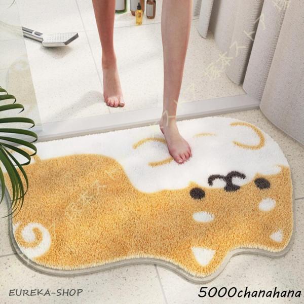 玄関マット 屋外 かわいい 泥落とし おしゃれ 洗える 薄型 猫 北欧 60*90cm アニマル 柄...