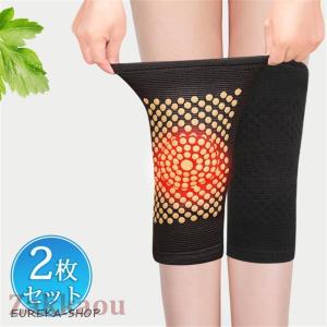 膝ウォーマー 2枚セット 膝サポーター 膝パッ...の詳細画像2