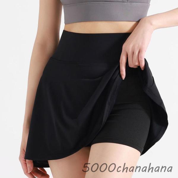 ゴルフウェア レディース ゴルフスカート インナーパンツ付 テニススカート ストレッチ カーゴスカー...