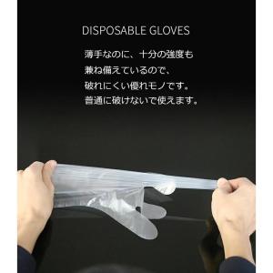 【2点目半額】ポリエチレン手袋 100枚 プラ...の詳細画像4