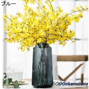 ガラスの花瓶 大 おしゃれ 透明 花器 グレイ...の詳細画像1
